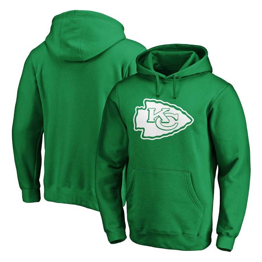 Kansas City Chiefs NFL Pro Line by Fanatics Branded St. Patrick's Day White Logo Pullover Hoodie Green.jpeg,We sell and wholesale Kansas City Chiefs NFL Pro Line by Fanatics Branded St. Patrick's Day White Logo Pullover Hoodie Green.jpeg on line form chian!
